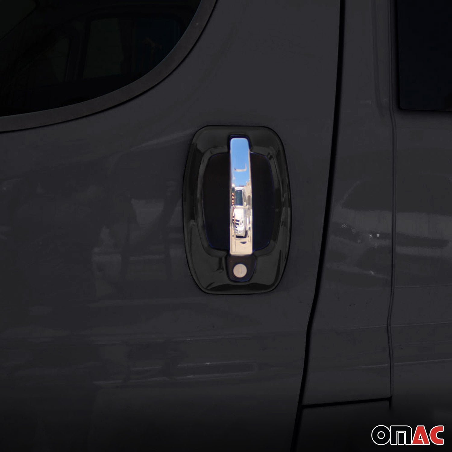 Türgriff Blende Türgriffkappen für Fiat Ducato 2006-2026 Chrom ABS Silber 4tlg