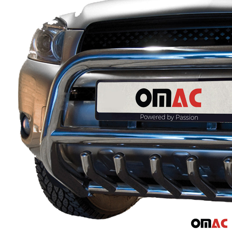 Frontbügel Frontschutzbügel für Toyota RAV4 2006-2010 mit ABE Stahl Silber