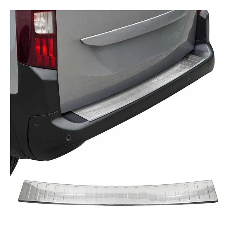 Ladekantenschutz Stoßstangenschutz für Opel Combo 2018-2025 Edelstahl Silber