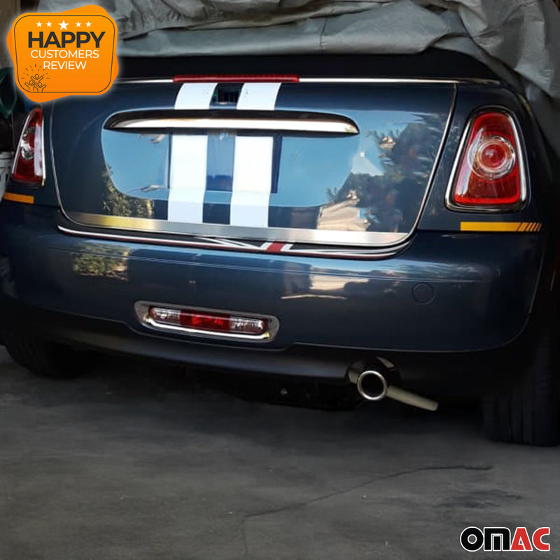 Kofferraumleiste Heckleiste für Mini Cooper R56 R57 R58 R59 Chrom Gebürstet