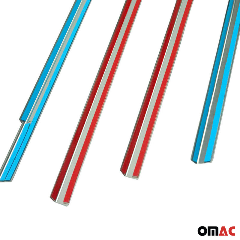 Fensterleisten Zierleisten für Hyundai Accent Era 2005-2011 Stufenheck Chrom 4x