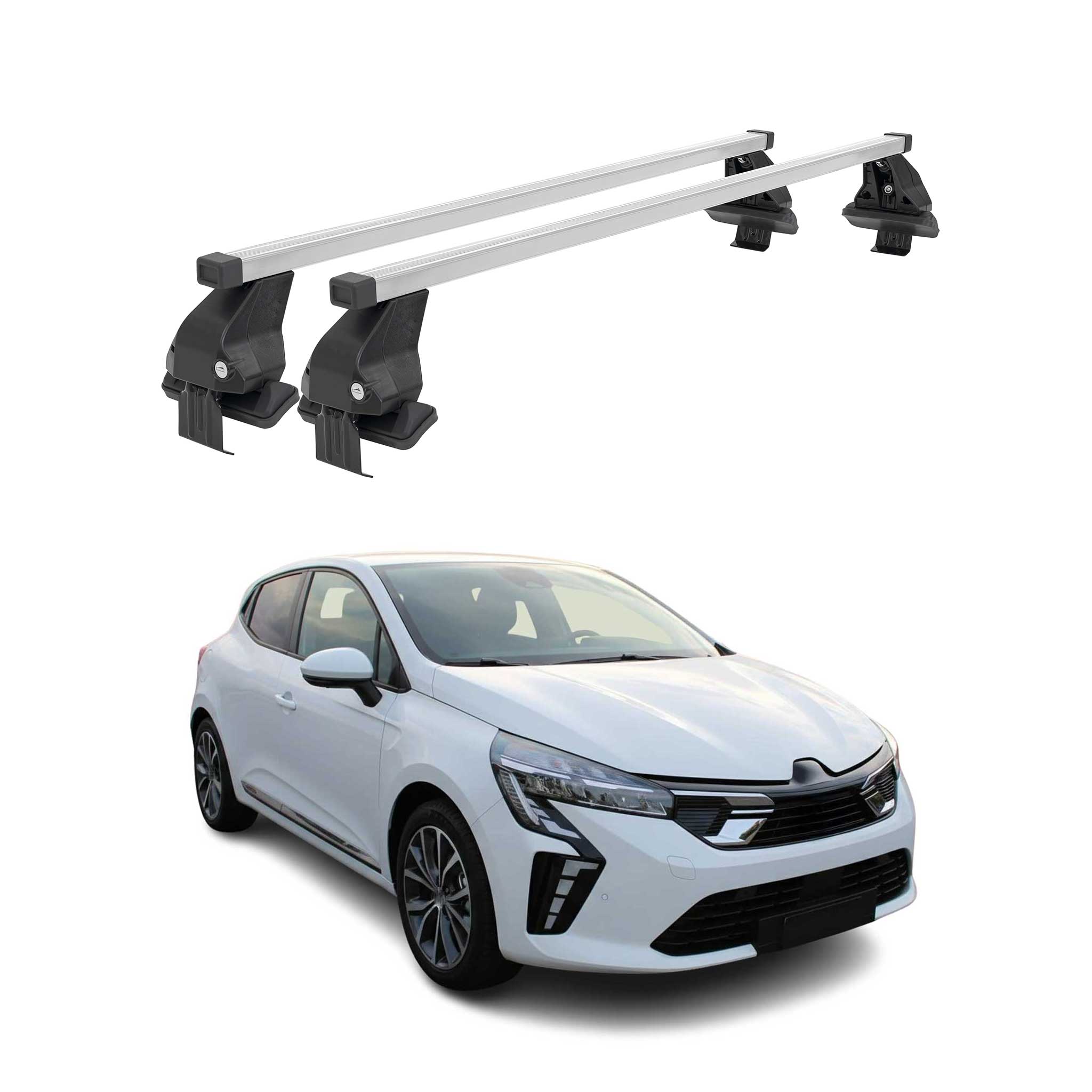 Menabo Dachträger für Mitsubishi Colt VII Schrägheck 2023-2026 Stahl Grau 2tlg