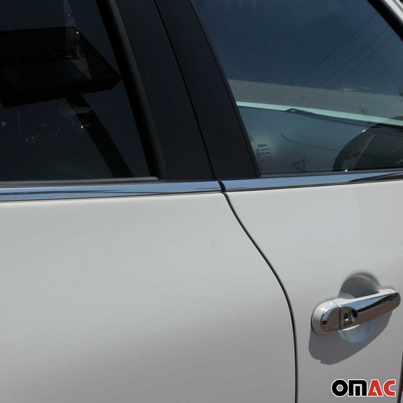 Fensterleisten Zierleisten für Nissan Juke 2010-2019 Edelstahl Chrom 4tlg