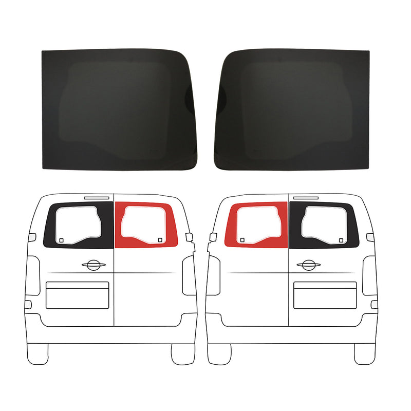 Heckscheibe Fenster Auto für Citroen Jumpy 2016-2024 L1 L2 L3 Rechts Links SET