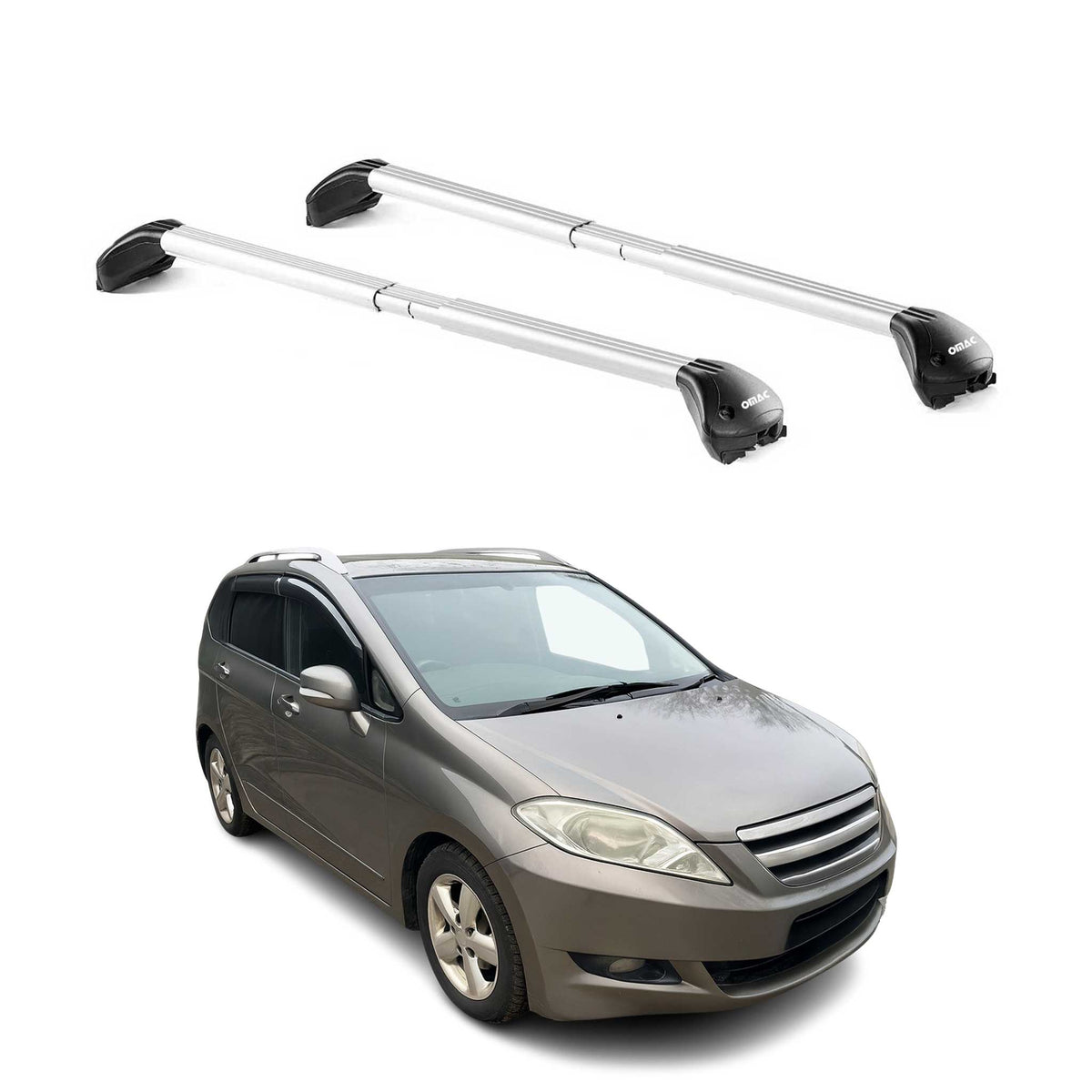 Dachträger Grundtäger für Honda FR-V BE 2004-2009 5 tür 100kg Alu Silber 2x ABE