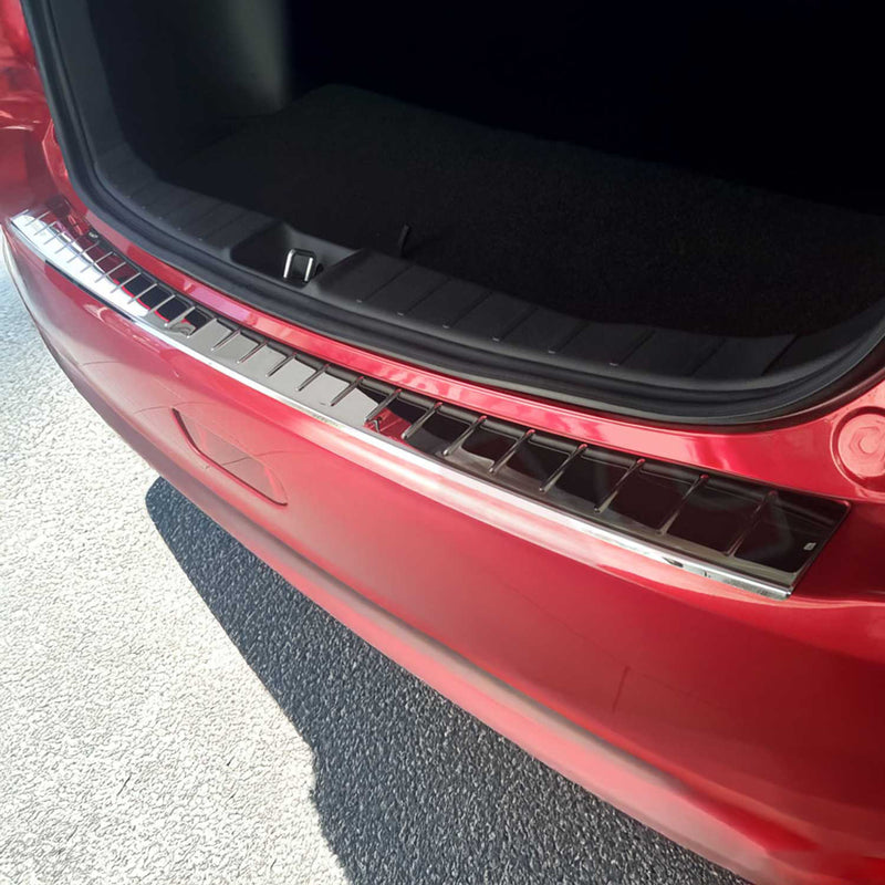 Ladekantenschutz Stoßstangenschutz für Mitsubishi ASX 2010-2025 Edelstahl Silber