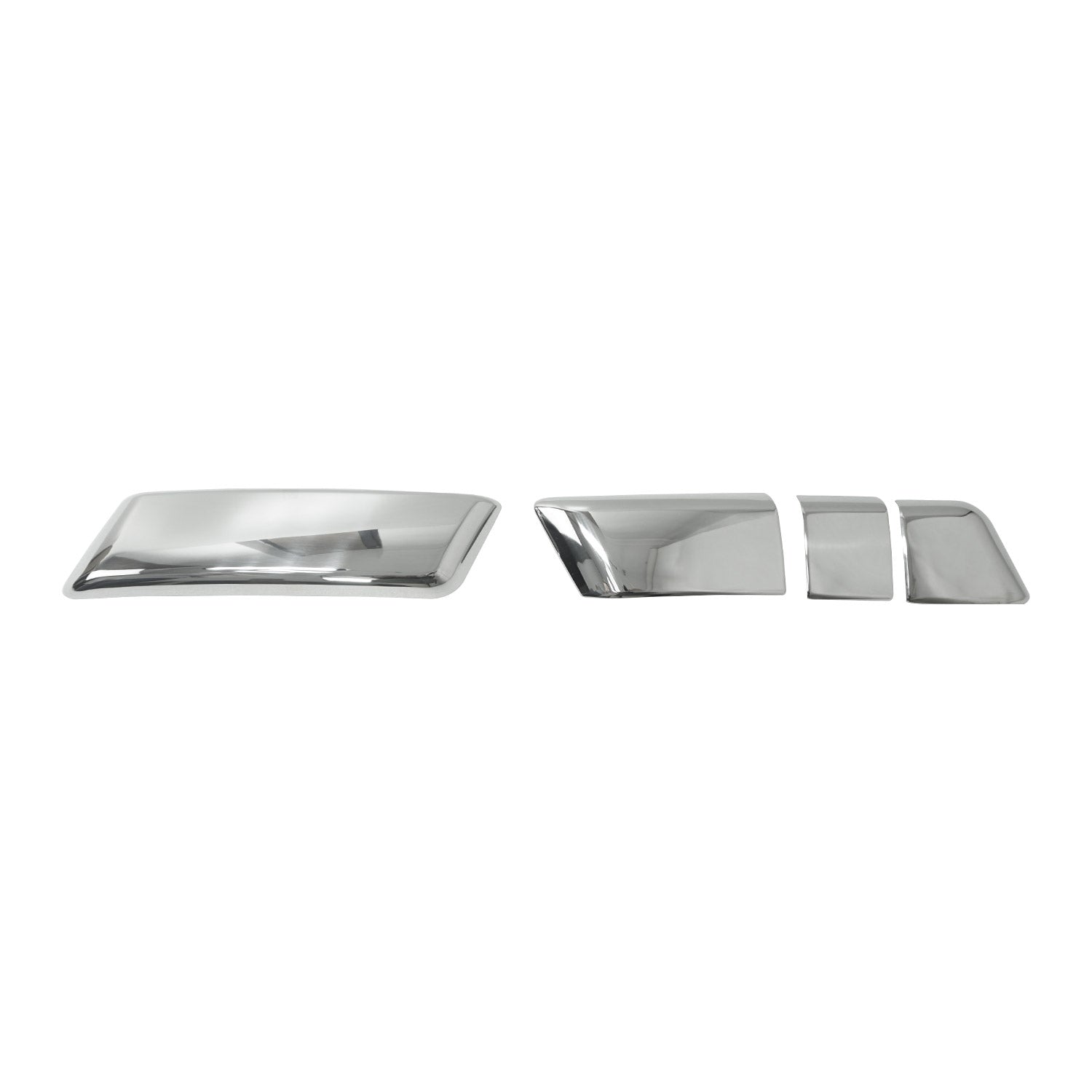 Kühlergrill Leisten Grillleisten für Renault Megane Vordere 2008-2012 Chrom 4x