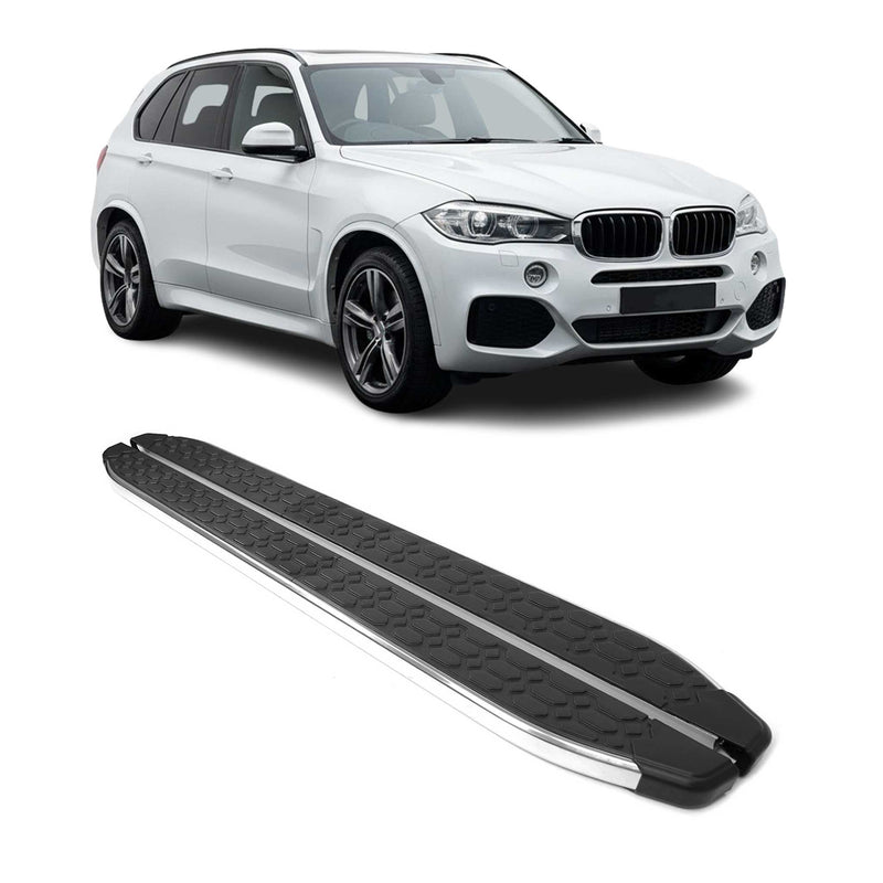 Trittbretter Seitenschweller für BMW X5 2014-2018 Edelstahl Chrom 2 tlg