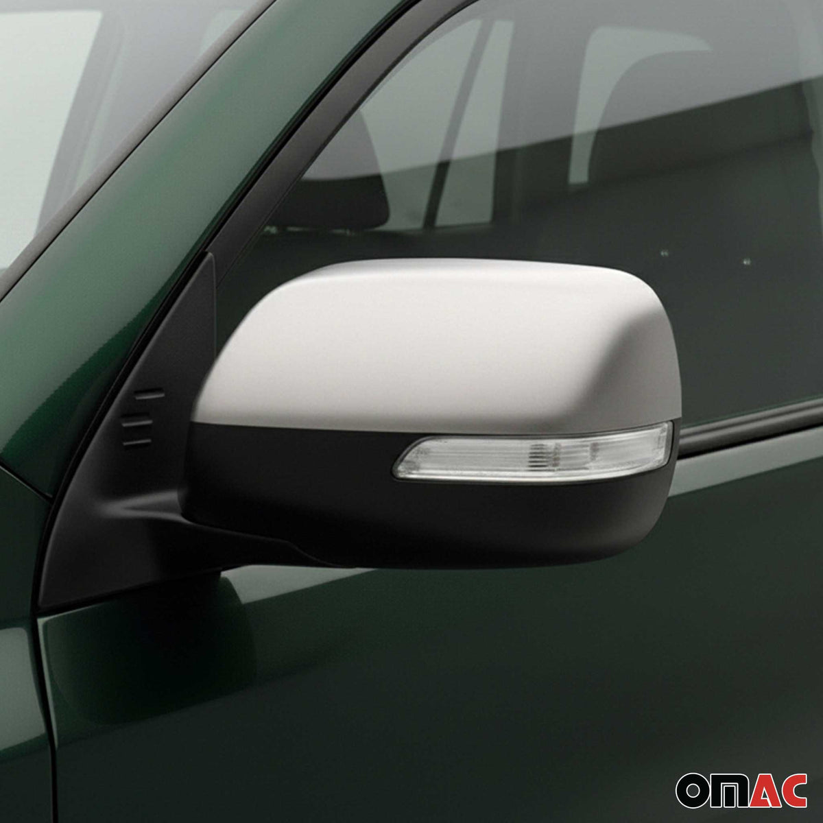Spiegelkappen für Toyota Land Cruiser Prado J150 2009-2023 Chrom Gebürstet 2x