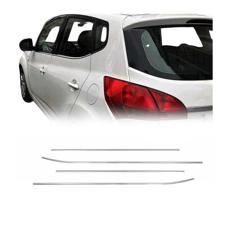 Fensterleisten Zierleisten für Kia Venga 2010-2025 Edelstahl Chrom 4tlg