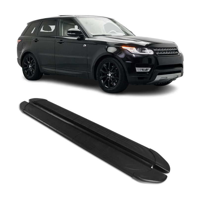 Trittbretter Seitenschweller für Range Rover Sport 2013-2025 Aluminium Schwarz