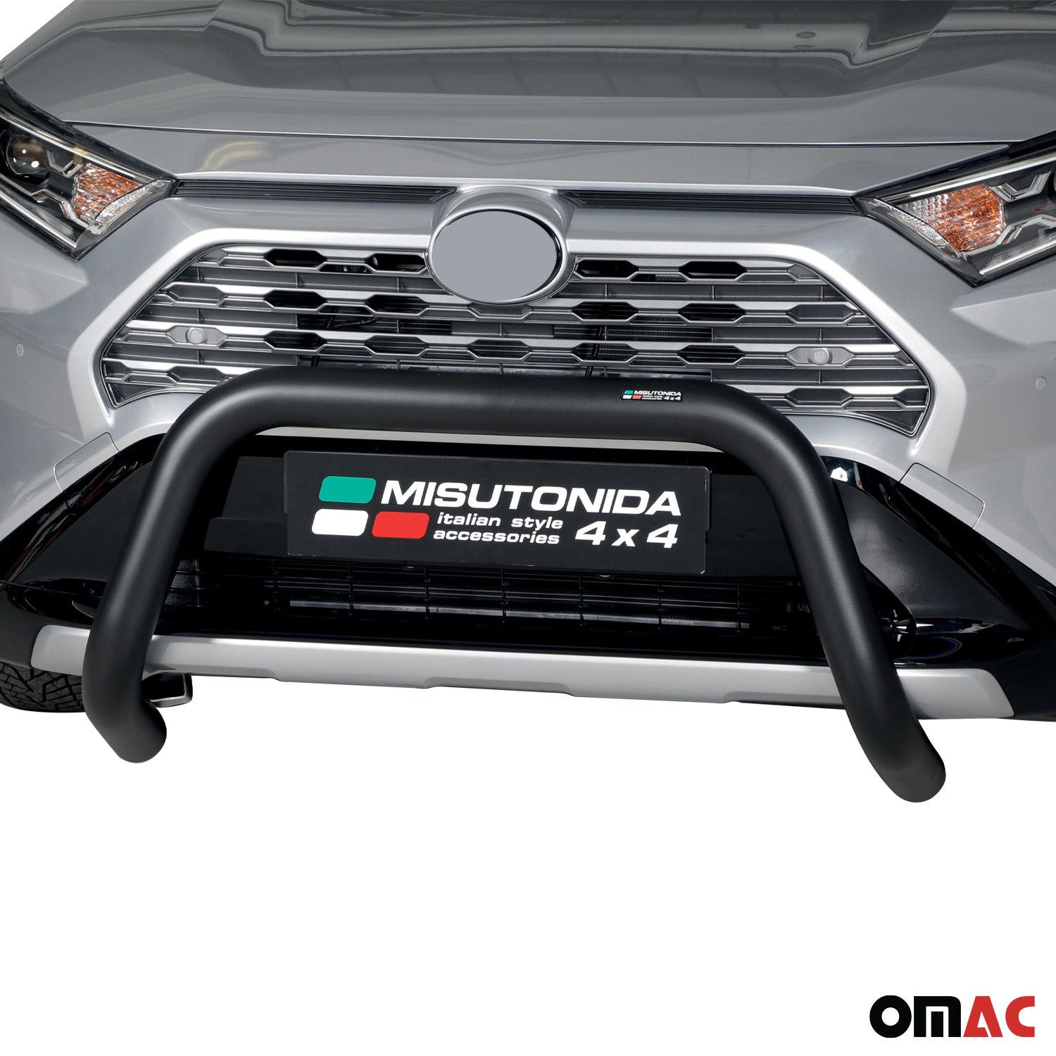 Frontbügel Frontschutzbügel für Toyota RAV4 XA50 2019-2025 Hybrid ø76 Schwarz