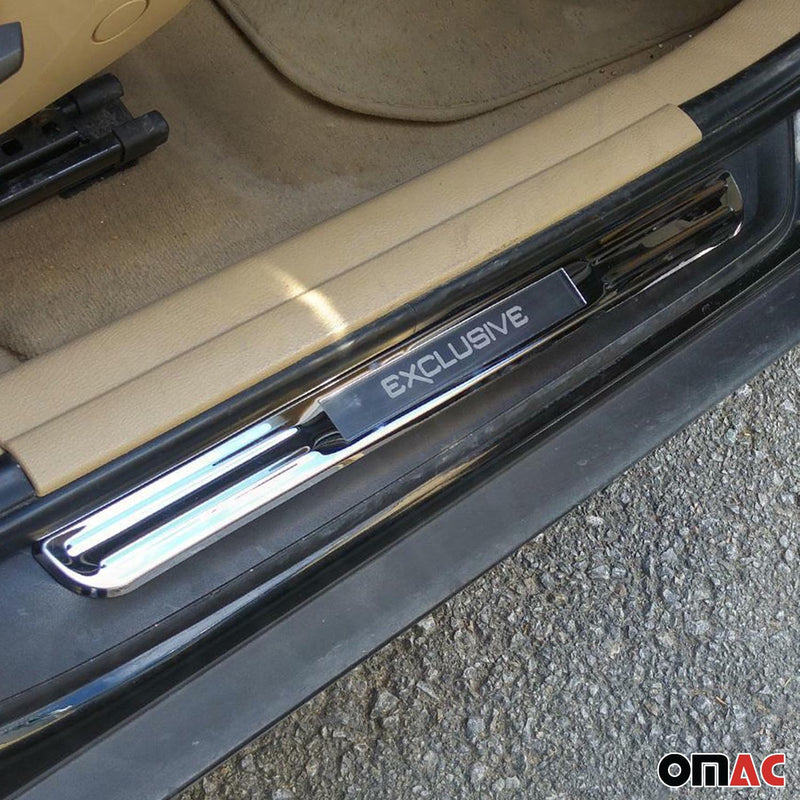 Einstiegsleisten Türschweller Exclusive für Audi A4 Edelstahl Silber 4tlg