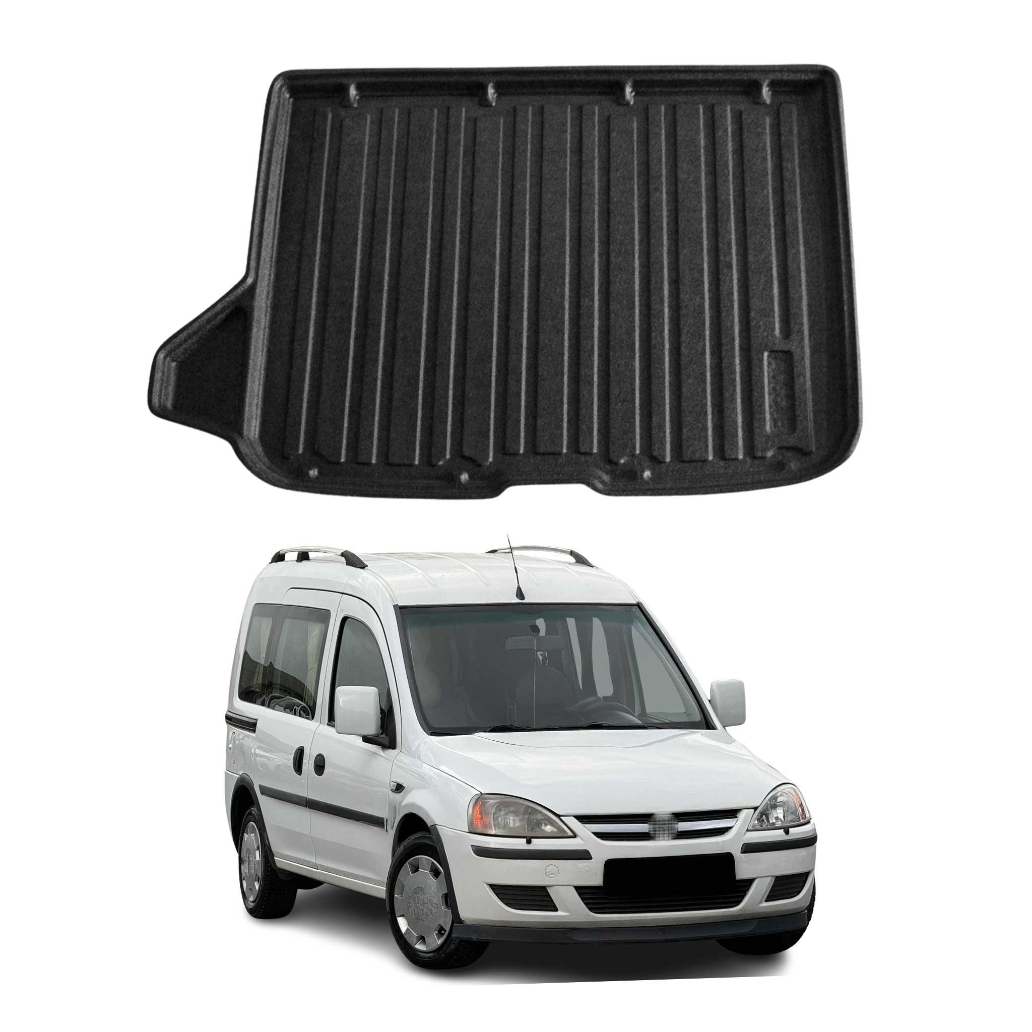 Kofferraumwanne Laderaumwanne für Opel Combo 2001-2011 Gummi TPE Schwarz