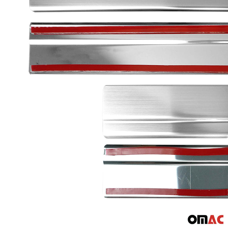 Einstiegsleisten Türschweller für Ford Fiesta 2002-2009 Edelstahl Silber 4tlg