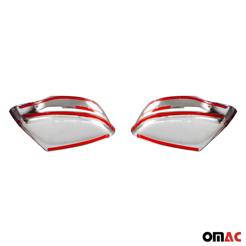 Spiegelkappen Spiegelabdeckung für Nissan Qashqai J11 2014-2021 Chrom ABS Matt