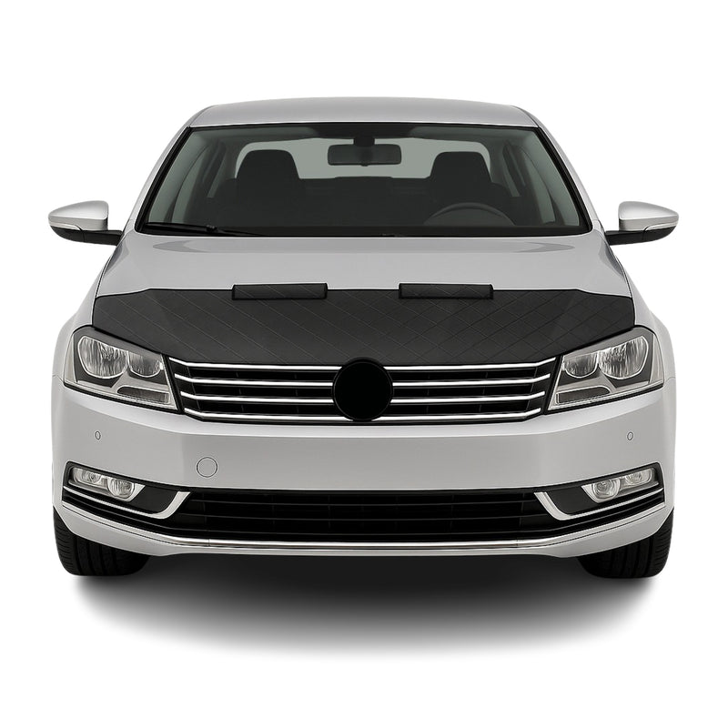 Haubenbra Steinschlagschutz Bonnet Bra für VW Passat B7 2010-2015 Schwarz Halb
