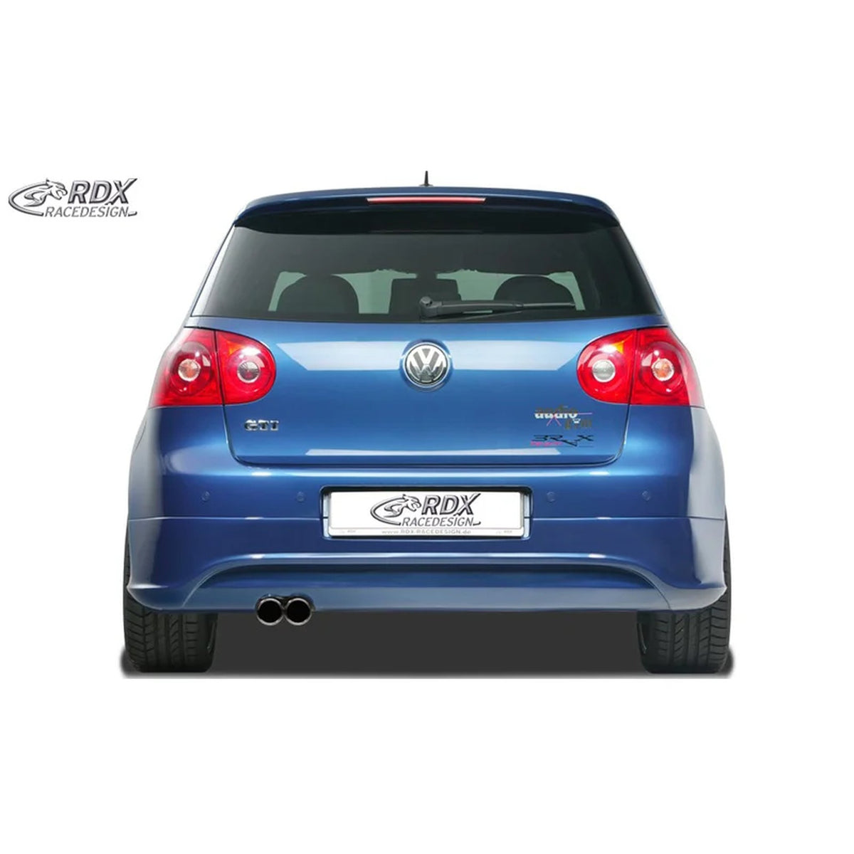 RDX Heckschürzenansatz für VW Golf V R32 Schrägheck 3-5tür 2003-08 Auspuff links