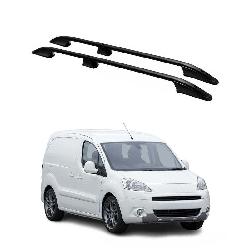 Dachreling Dachgepäckträger für Citroen Berlingo L1 2008-2018 Alu Schwarz 2x