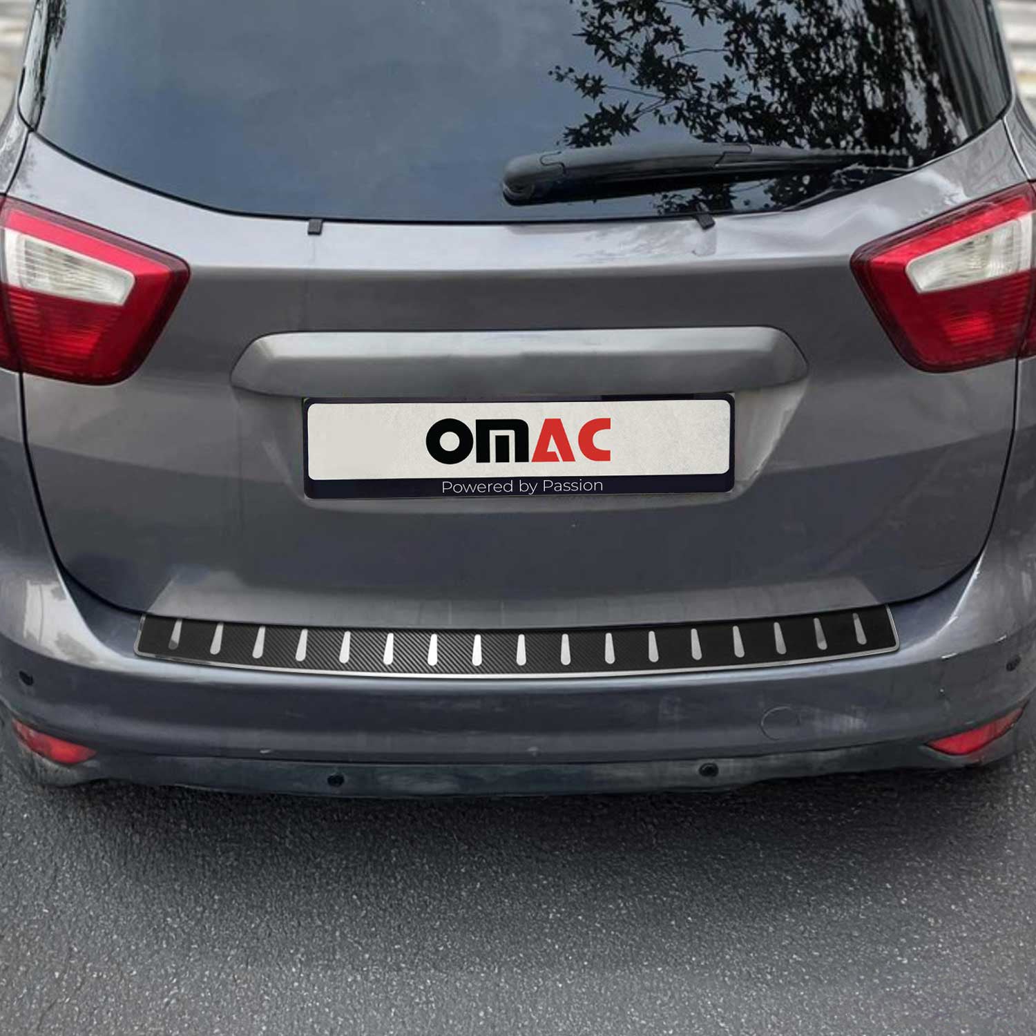 Ladekantenschutz für Ford C-Max II / Grand C-Max II 2010-2019 carbon foliert
