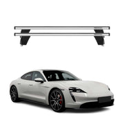Menabo Dachträger Grundtäger für Porsche Taycan 2019-2026 75kg Alu Silber 2 tlg