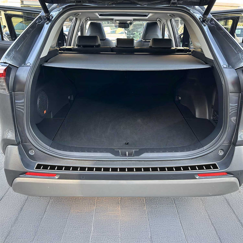 Ladekantenschutz Stoßstange für Toyota RAV4 2018-2025 Edelstahl Kohlefaserfolien