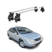 Menabo Dachträger Grundtäger für Citroen C5 2001-2004 Pre-FL 50kg Stahl Grau 2x