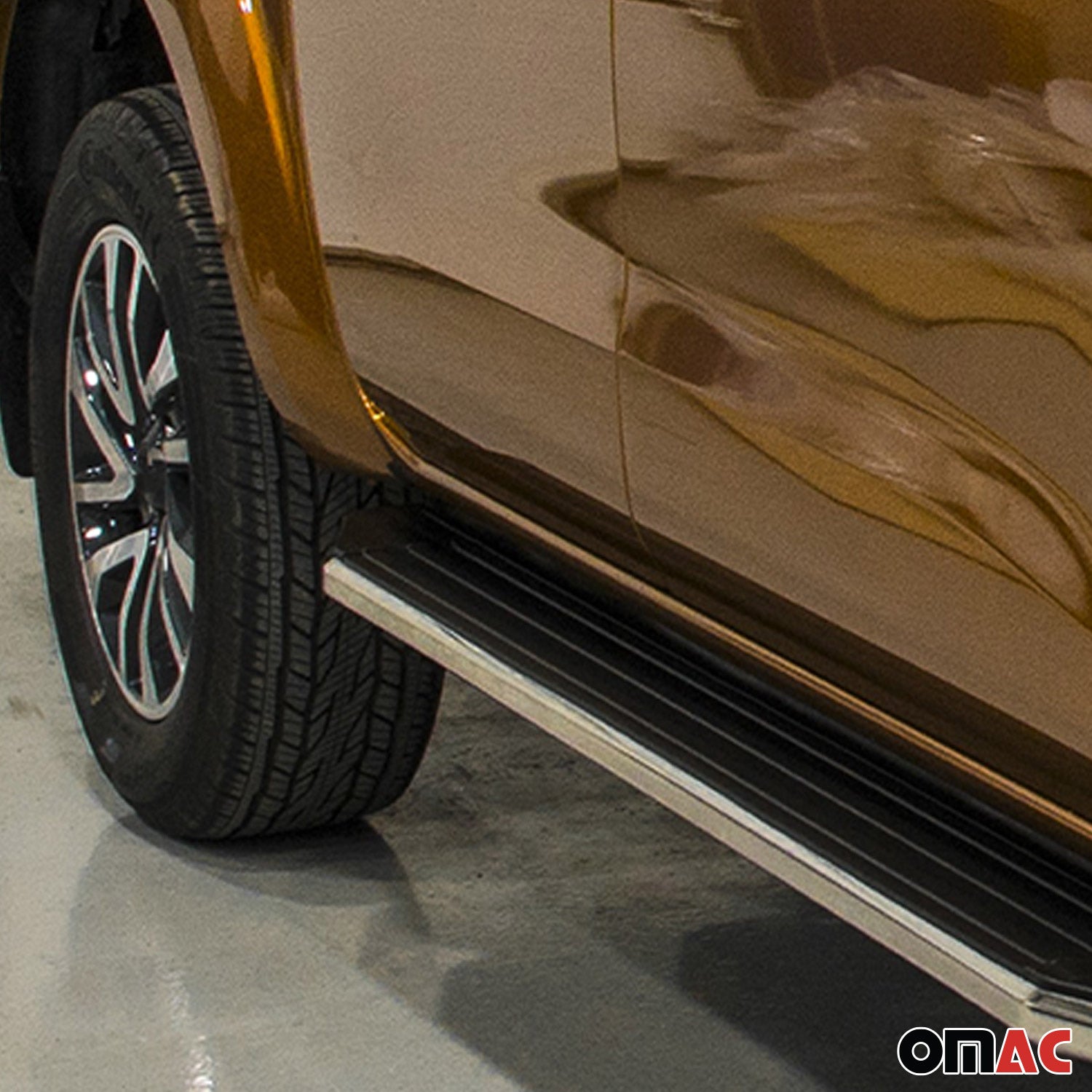 Trittbretter Seitenschweller für Nissan Navara 2015-2024 ABE Alu