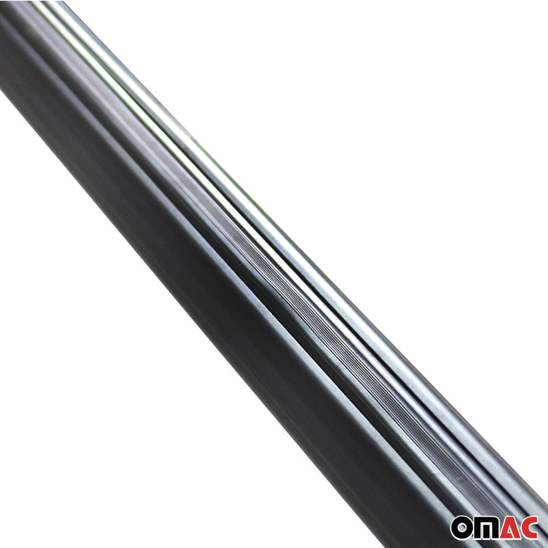 Dachträger Grundtäger für Ford Ecosport 2014-2023 75kg Aluminium Schwarz 2 tlg