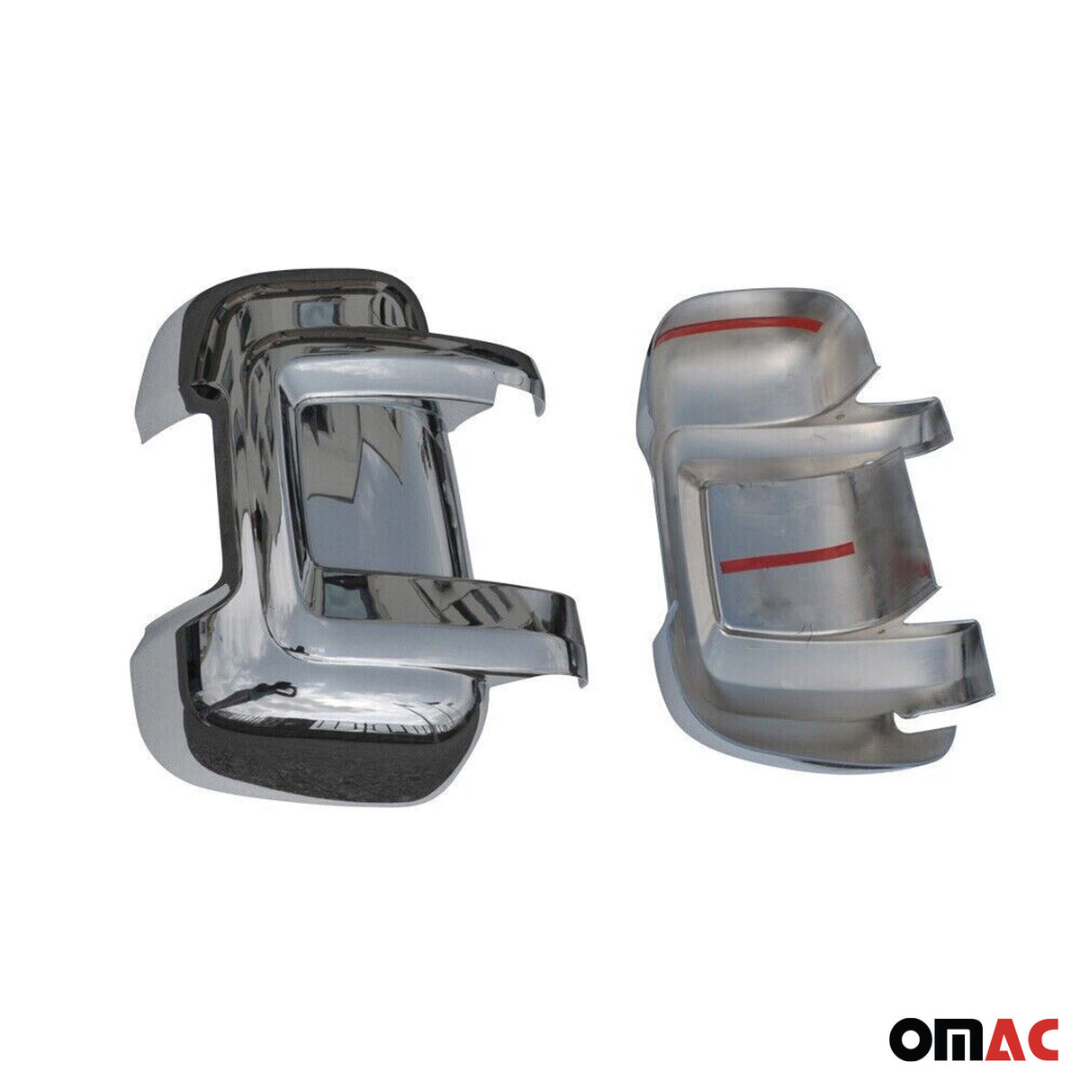 Spiegelkappen Spiegelabdeckung für Fiat Ducato 2006-2026 Chrom ABS Silber 2tlg