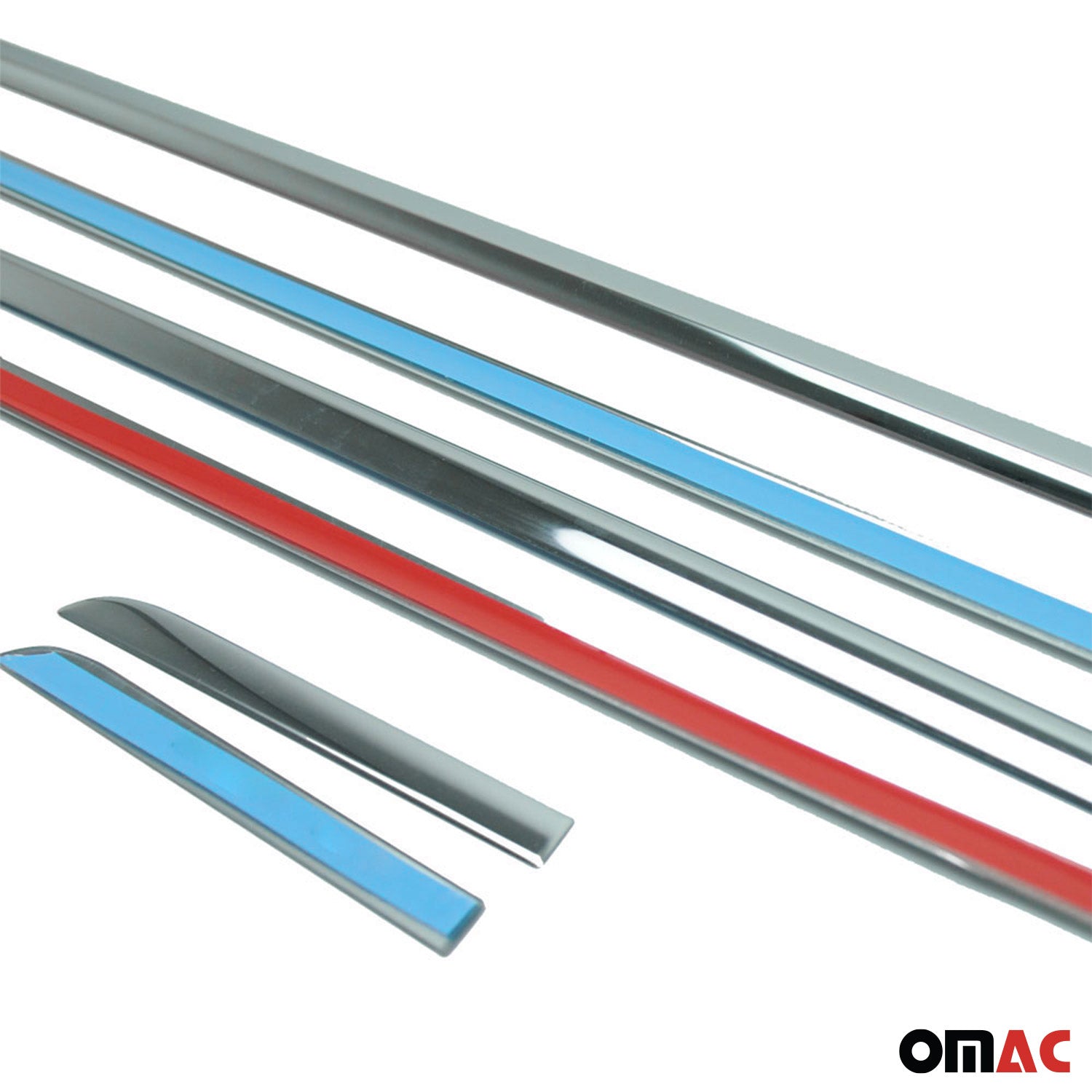 Fensterleisten Zierleisten für Honda Civic IX Limo 2011-2016 Edelstahl Chrom 6x