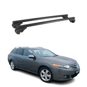 Dachträger für Honda Accord Tourer 2003-2008 Gepäckträger Aluminium Schwarz 2x