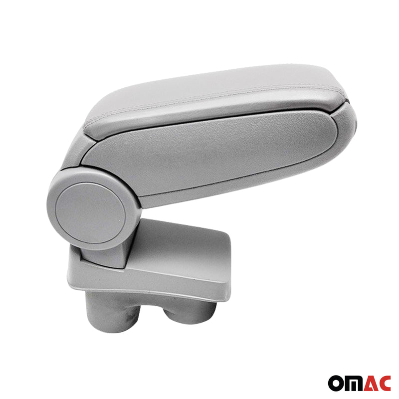 Mittelarmlehne Armlehne für Citroen C-Elysee 2012-2021 PU-Leder ABS Grau