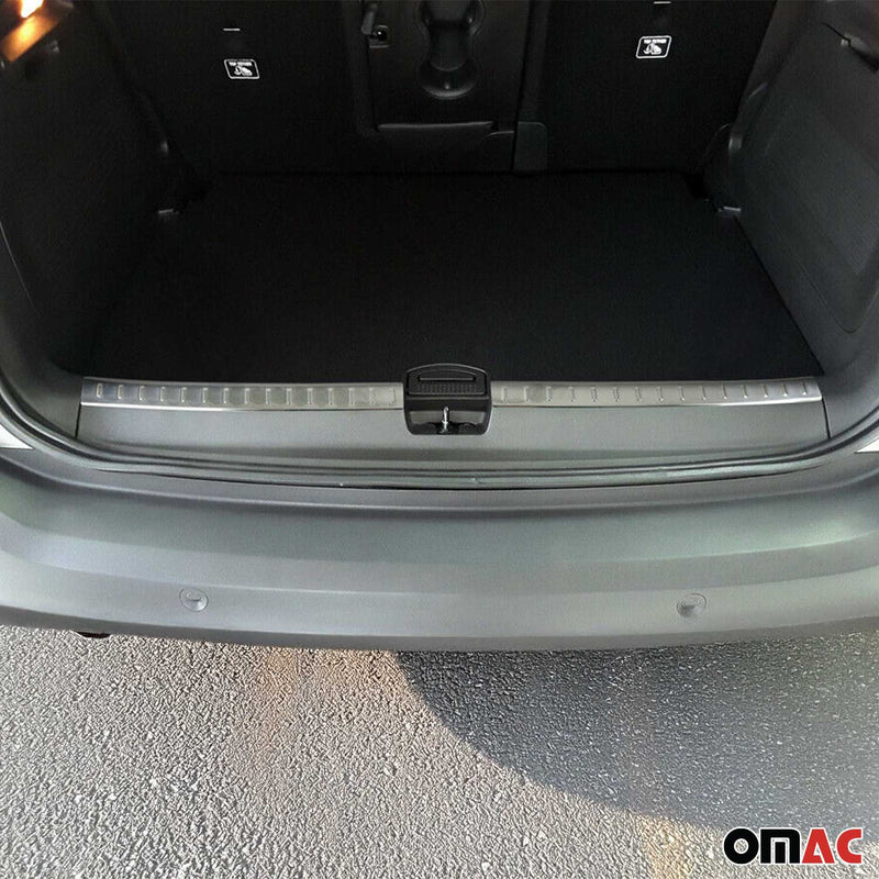 Innen Ladekantenschutz Stoßstange für Opel Crossland X 2021-2025 Edelstahl 2tlg