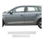 Türschutz Seitentürleiste für Mercedes C Klasse 2007-2014 Chrom Stahl Stahl 4x