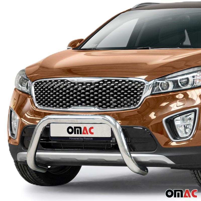 Frontbügel Frontschutzbügel für Kia Sorento 2015-2018 mit ABE Silber Rammschutz