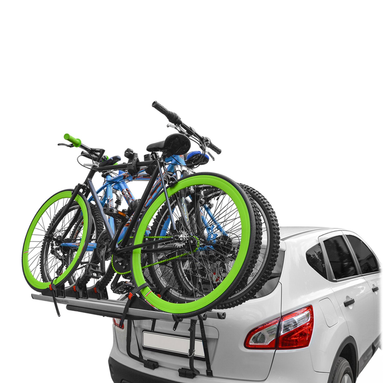 Menabo Fahrradträger 3 Fahrräder für Mazda CX-30 2020-2026 Alu Schwarz Silber
