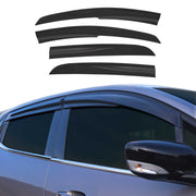 4x Windabweiser Regenabweiser für Fiat Punto 2005-2018 Acryl Dunkel