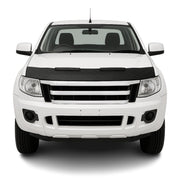 Bonnet Bra Haubenbra Steinschlagschutz für Ford Ranger II 2009-2012 Halb Schwarz
