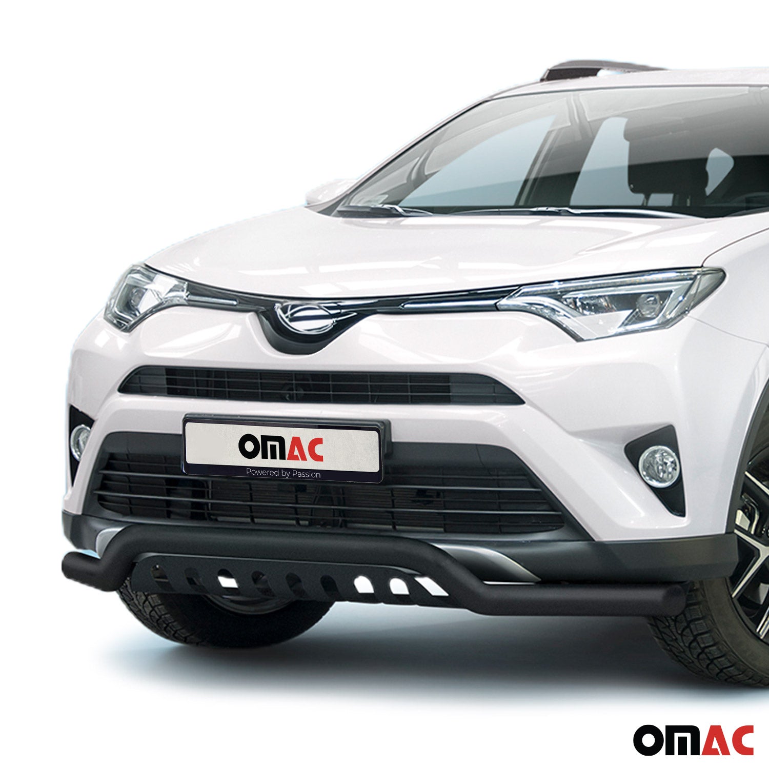 Frontschutzbügel Frontbügel für Toyota RAV4 2015-2018 mit ABE Stahl Schwarz