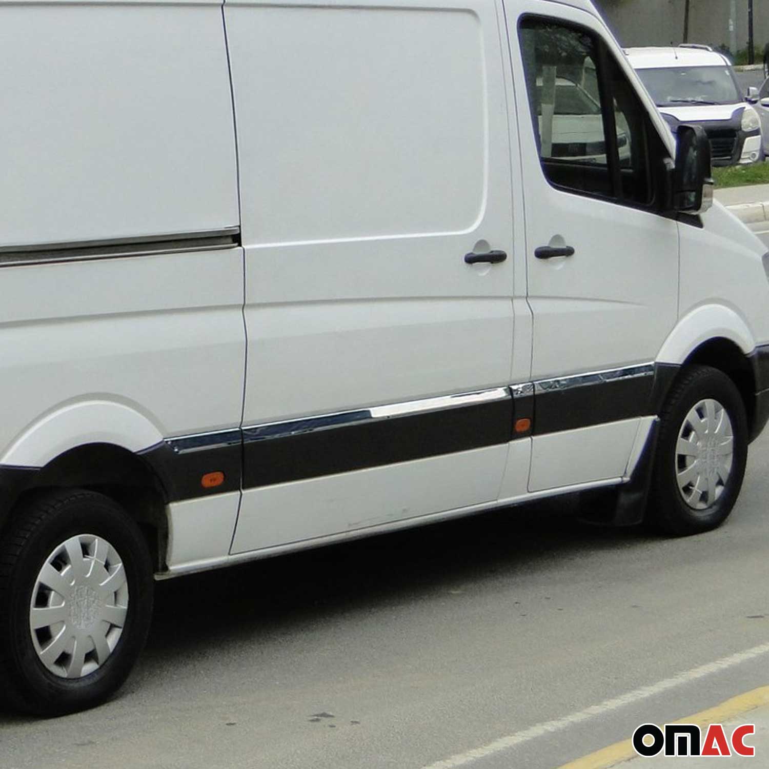 Seitentürleiste für Mercedes Sprinter W906 2006-2018 L3 Mitte Radstand Chrom 10x