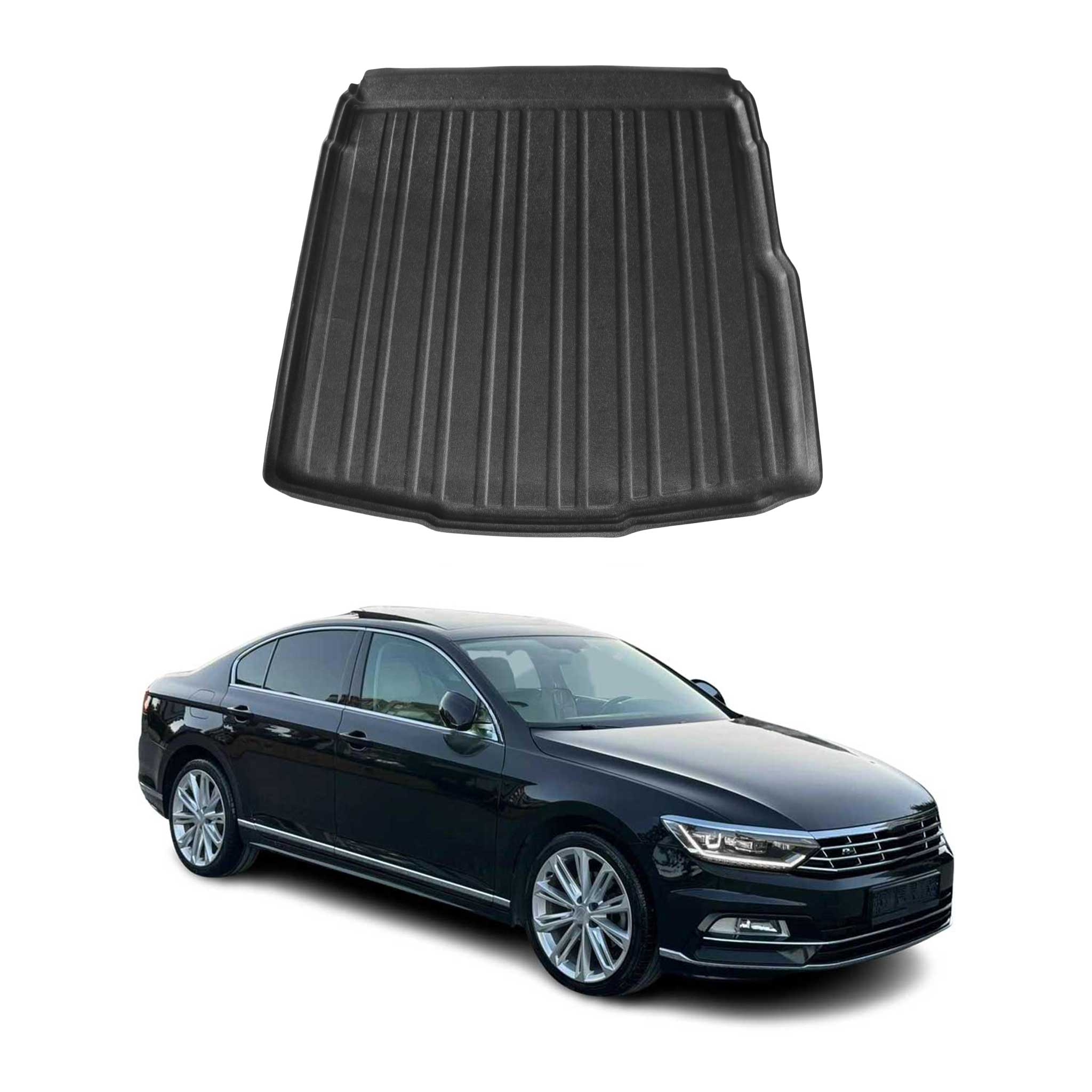 Kofferraumwanne Laderaumwanne für VW Passat B8 2014-2023 Stufenheck Gummi TPE