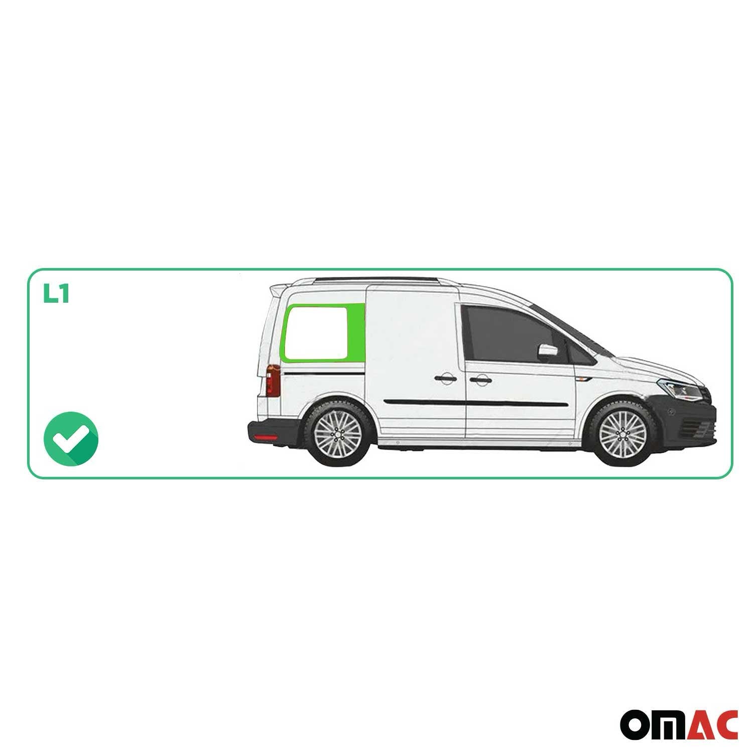Seitenfenster Sicherheitsglas für VW Caddy 2003-2020 Seitenscheibe Rechts L1