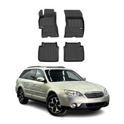 OMAC Gummi Fußmatten für Subaru Outback 2003-2009 Premium TPE Automatten 4tlg