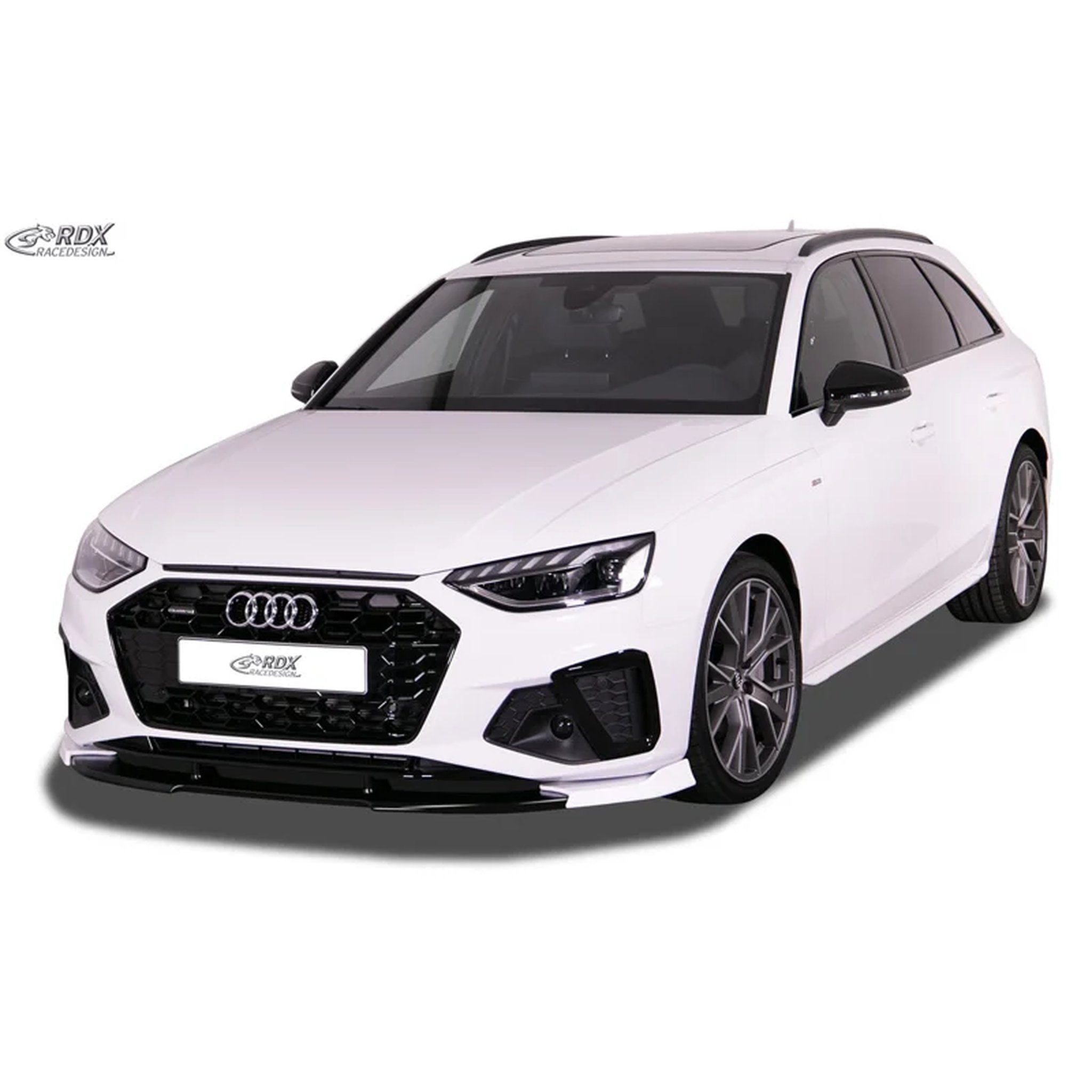 RDX Frontspoiler Vario-X für Audi A4 B9 FL 2019- S-Line & S4-Frontstoßstange