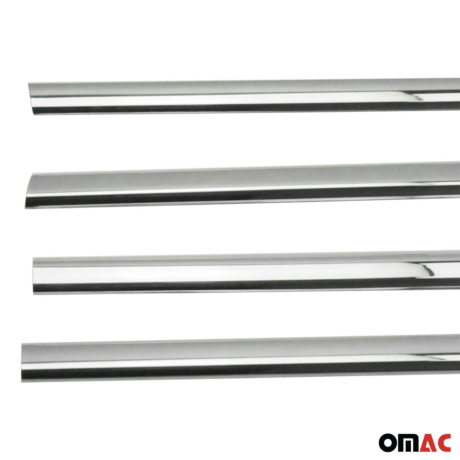 Fensterleisten Zierleisten für Renault Clio 1998-2005 Edelstahl Chrom 4tlg