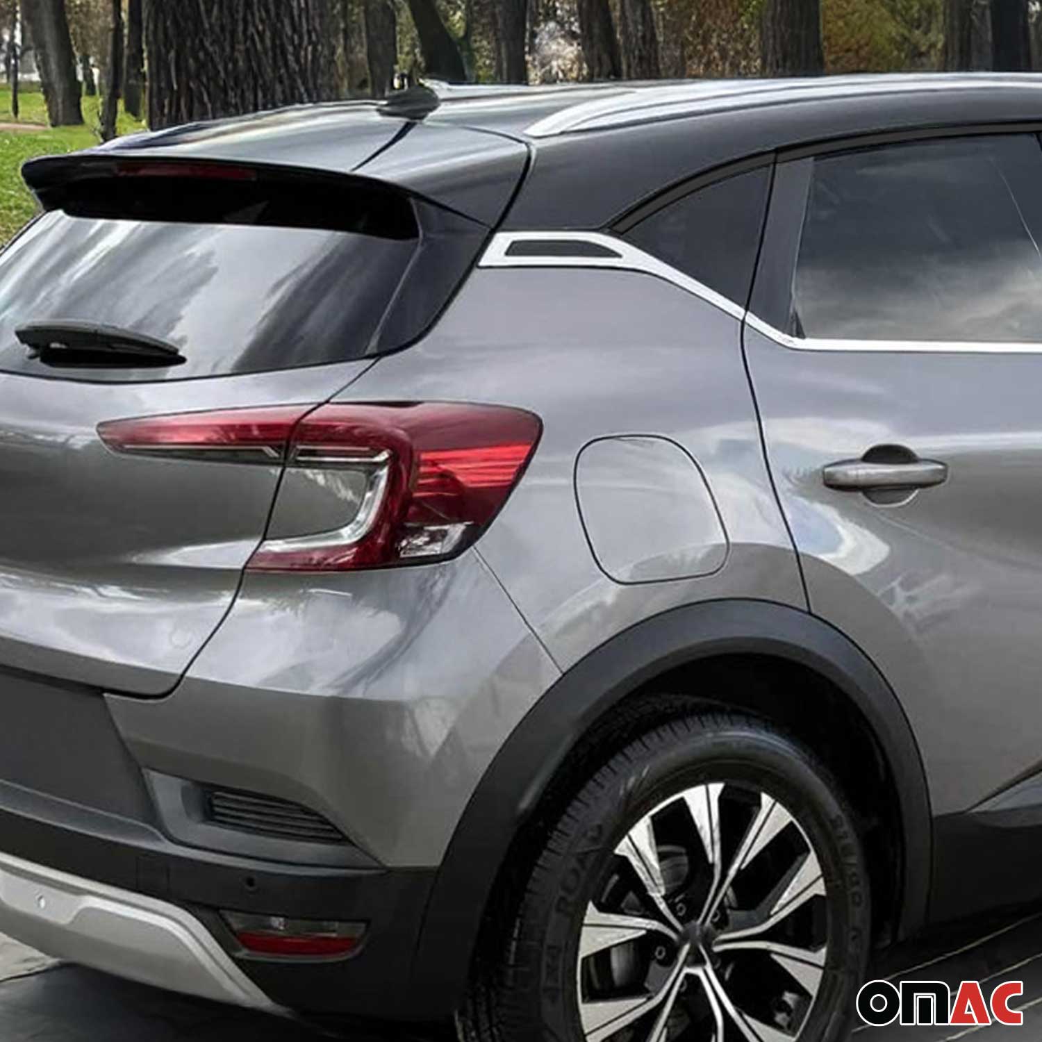Fensterleisten Zierleisten für Renault Captur 2019-2026 Edelstahl Chrom 8tlg