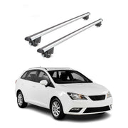 Dachträger Grundtäger für Seat Ibiza mk4 Kombi 2010-2017 100kg Alu Grau 2x ABE