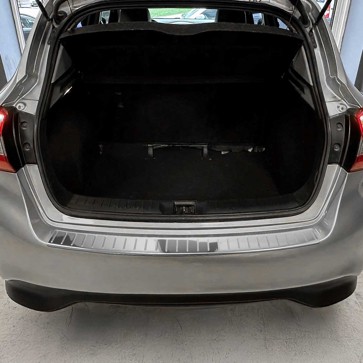 Ladekantenschutz Stoßstangenschutz für Nissan Pulsar 2014-2018 Edelstahl Chrom