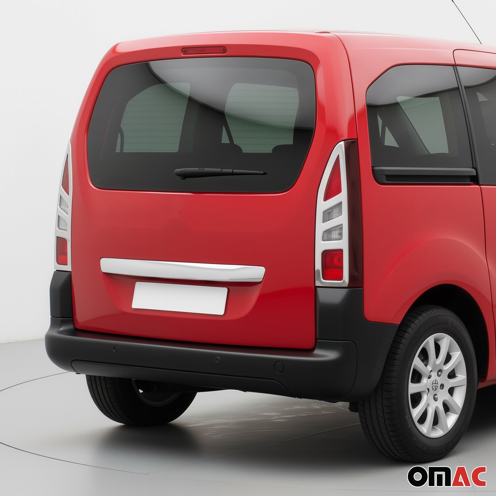 Rücklicht Leisten Heckleuchte für Citroen Berlingo 2012-2018 Edelstahl Chrom 2x